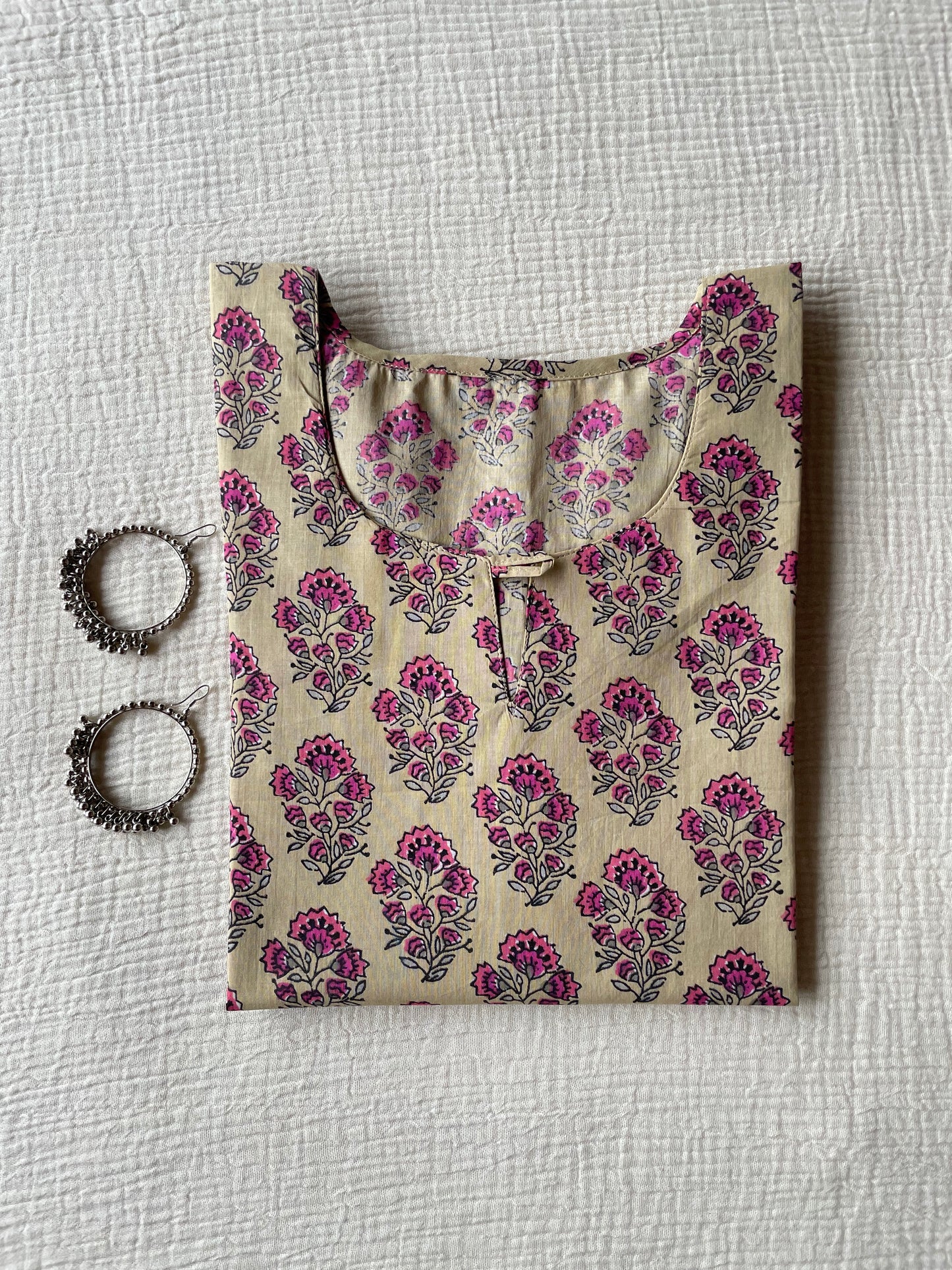 Cotton HandBlock Print Short kurti