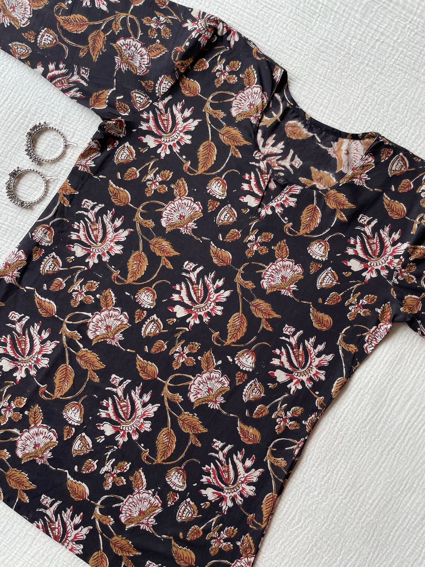 Cotton HandBlock print short kurti