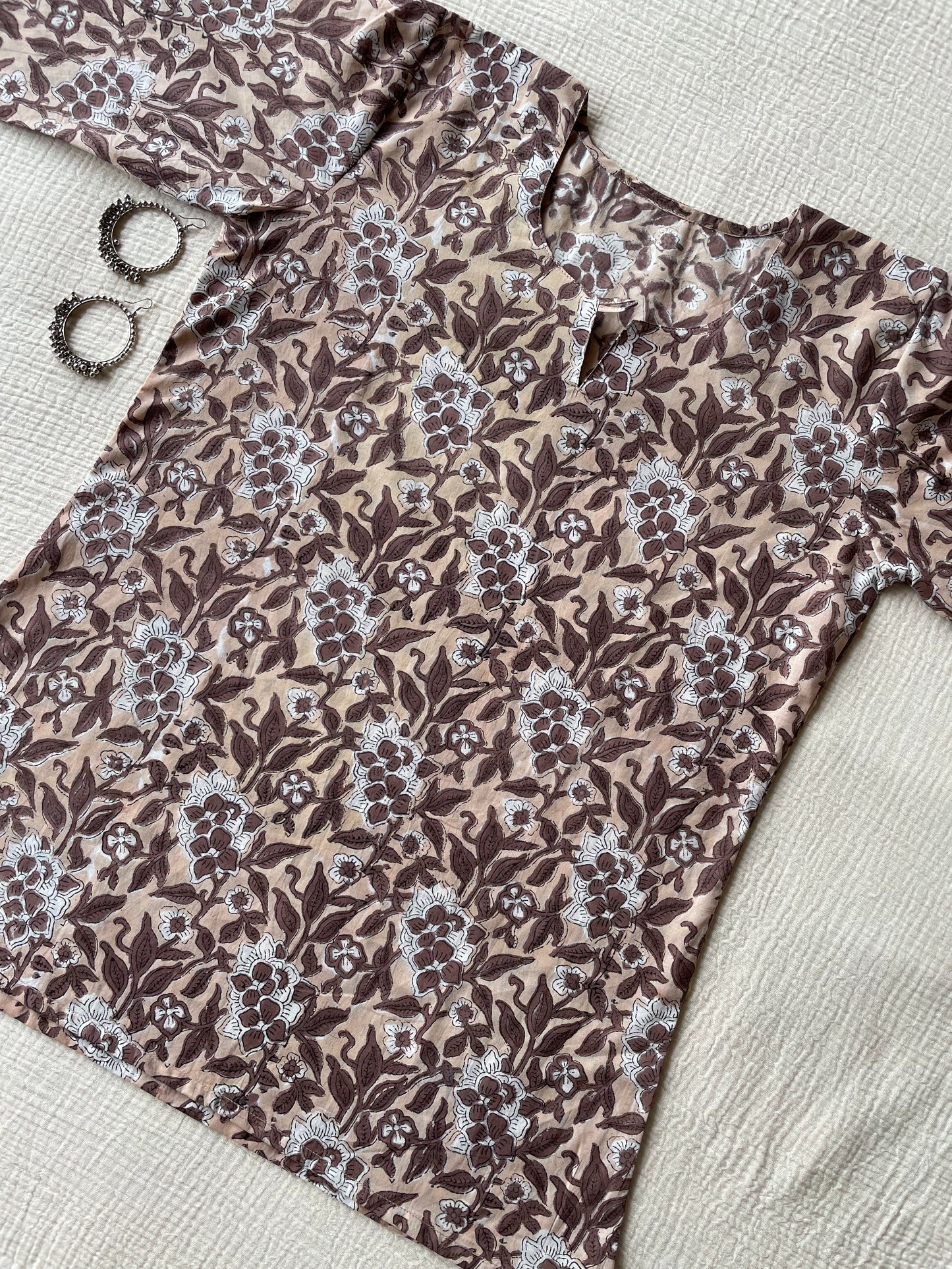 Cotton HandBlock Print Short kurti