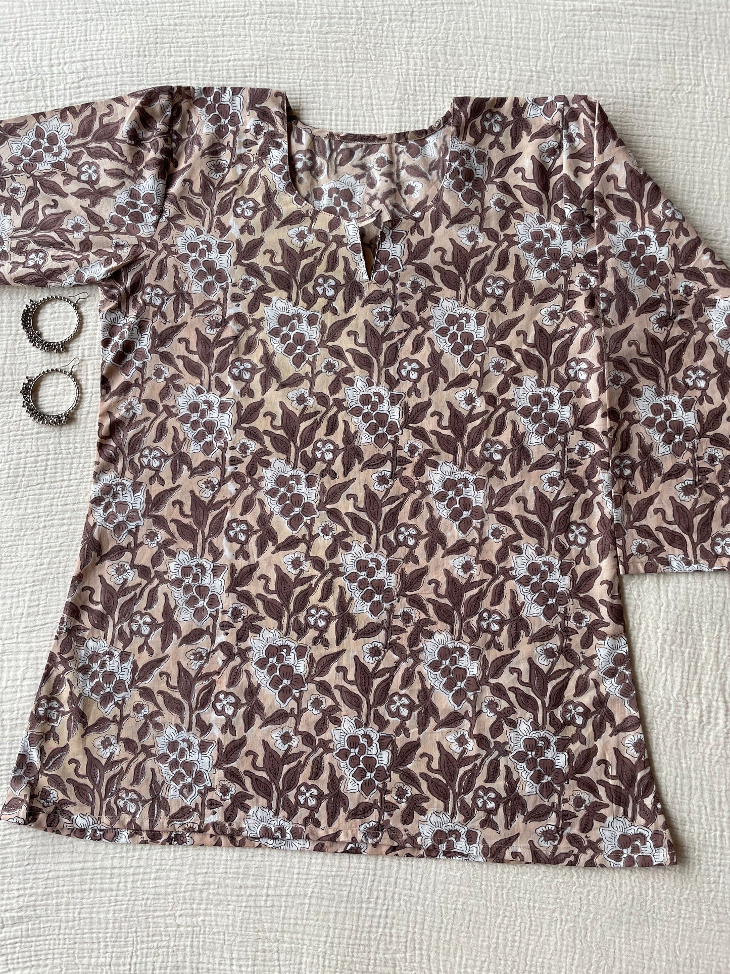 Cotton HandBlock Print Short kurti