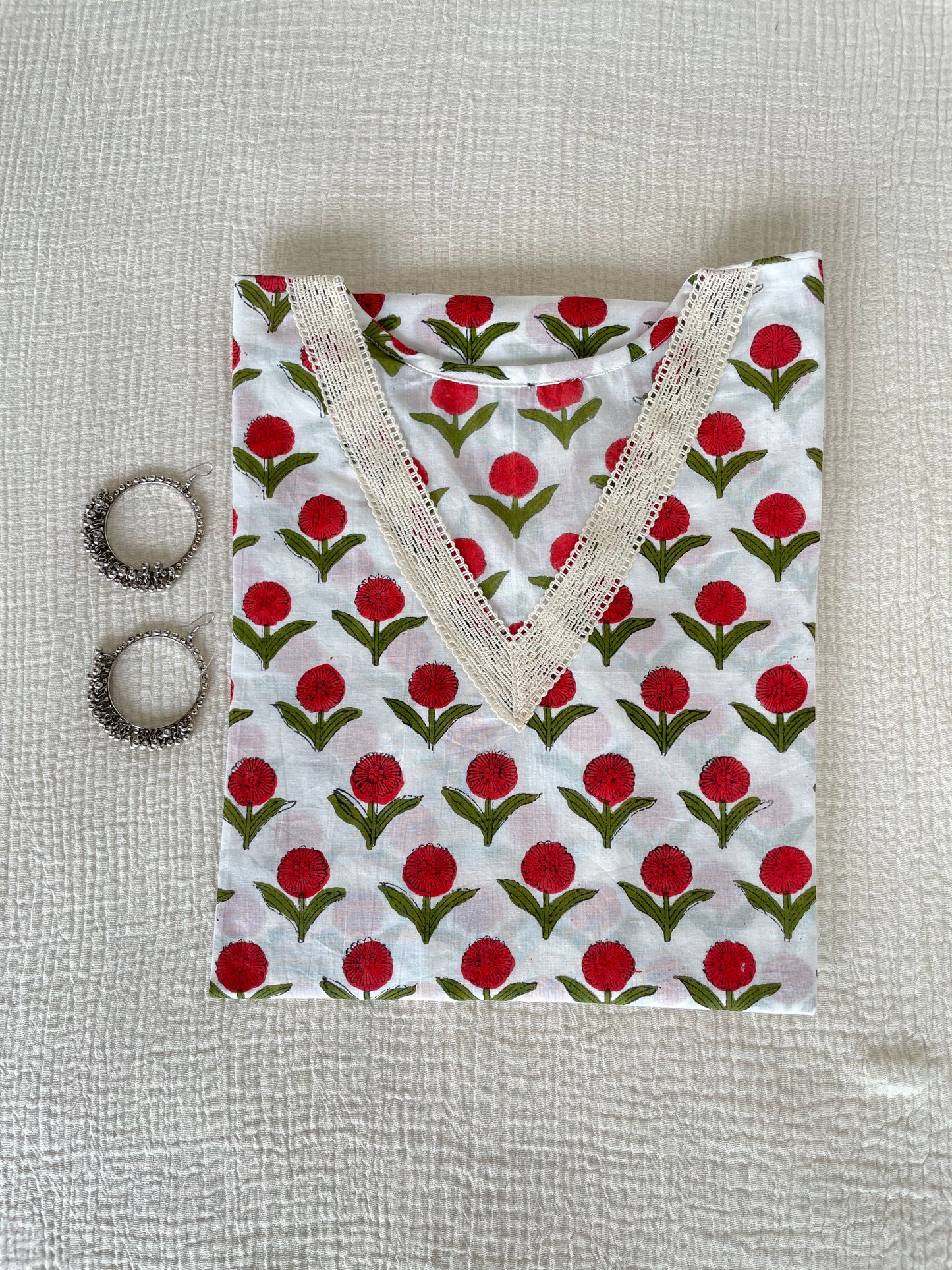 Cotton HandBlock Print kurti