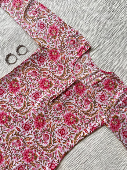 Cotton HandBlock Print kurta