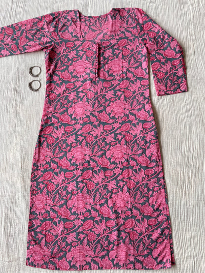 Cotton HandBlock Print Kurta
