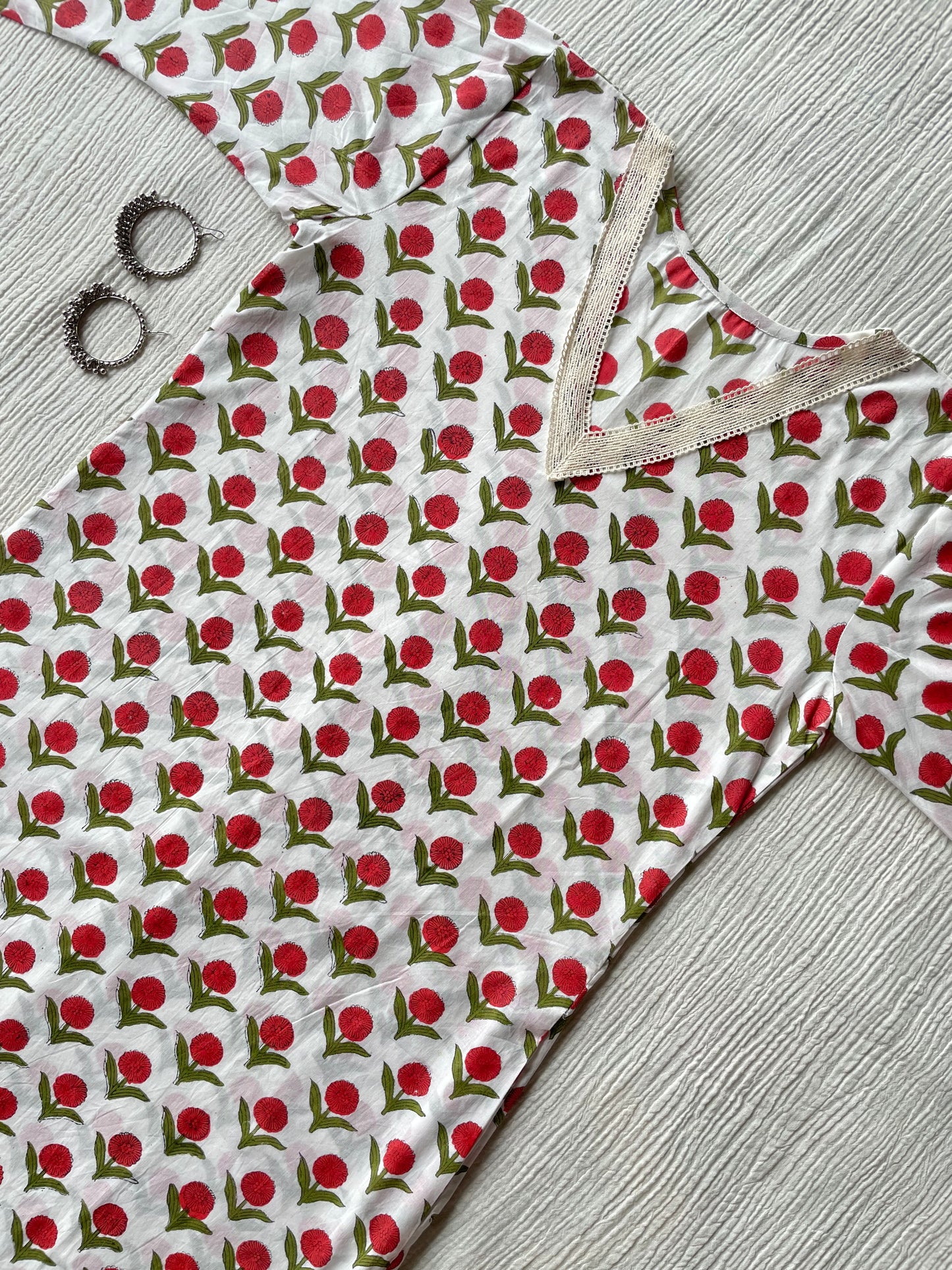 Cotton HandBlock Print kurti