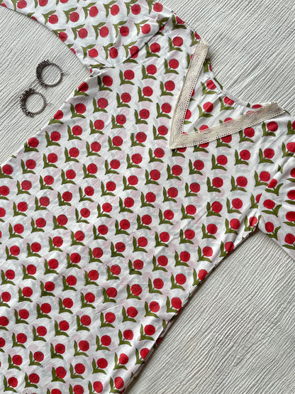 Cotton HandBlock Print kurti