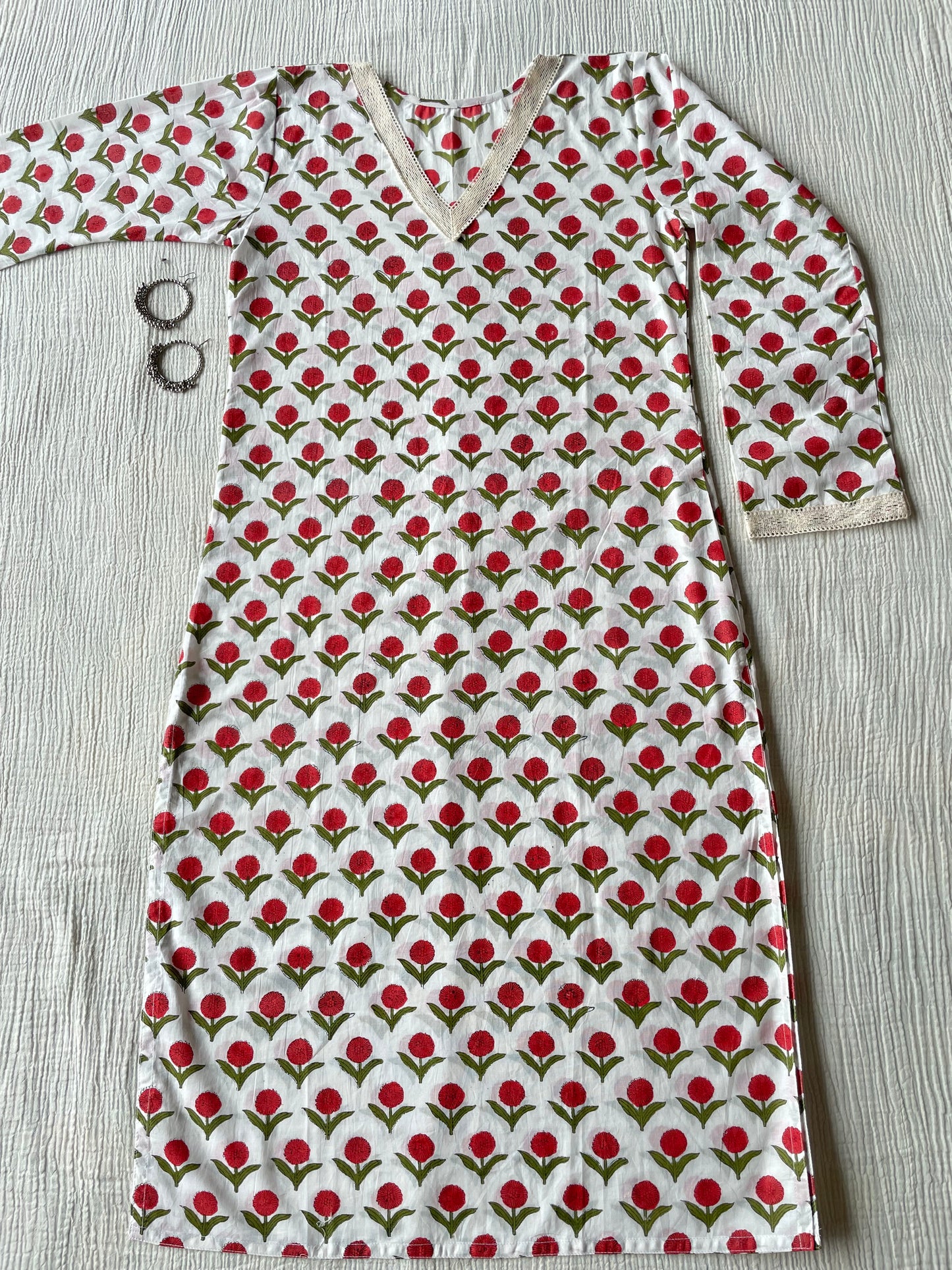 Cotton HandBlock Print kurti