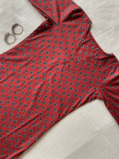 Cotton HandBlock Print Kurta