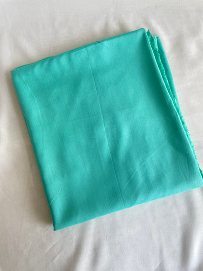 Soft Jaam Cotton Unstitched suit with thread work on the shirt and Colorful Dupatta