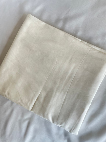 white Unstitched Machine Embroidered suit set with Designer Dupatta