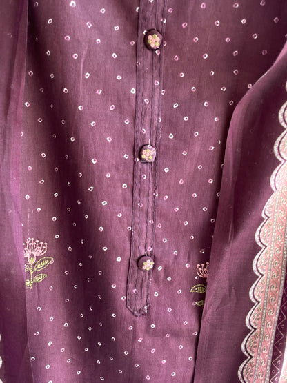 Cotton Unstitched suit set with Beautiful Printed Dupatta
